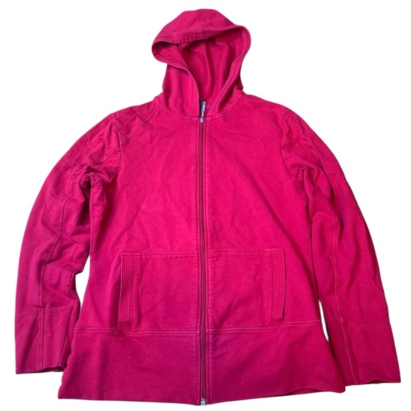 Roots Tops - Roots Red Full Zip Hoodie Cotton Spandex M/M